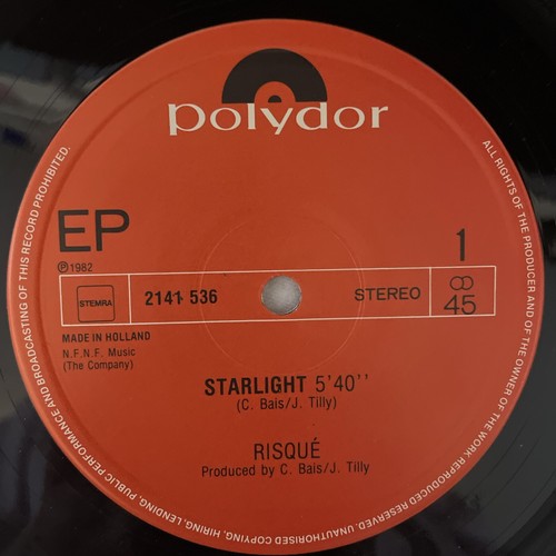 RISQUE Starlight RARE HOLLAND IMPORT Special Long Disco Version 12" Vinyl 45RPM - Picture 4 of 7