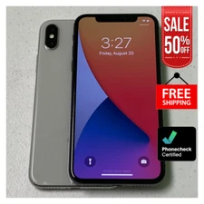 Apple iPhone X 64GB 256GB Unlocked T-Mobile Verizon Pristine iOS Face ID 4G