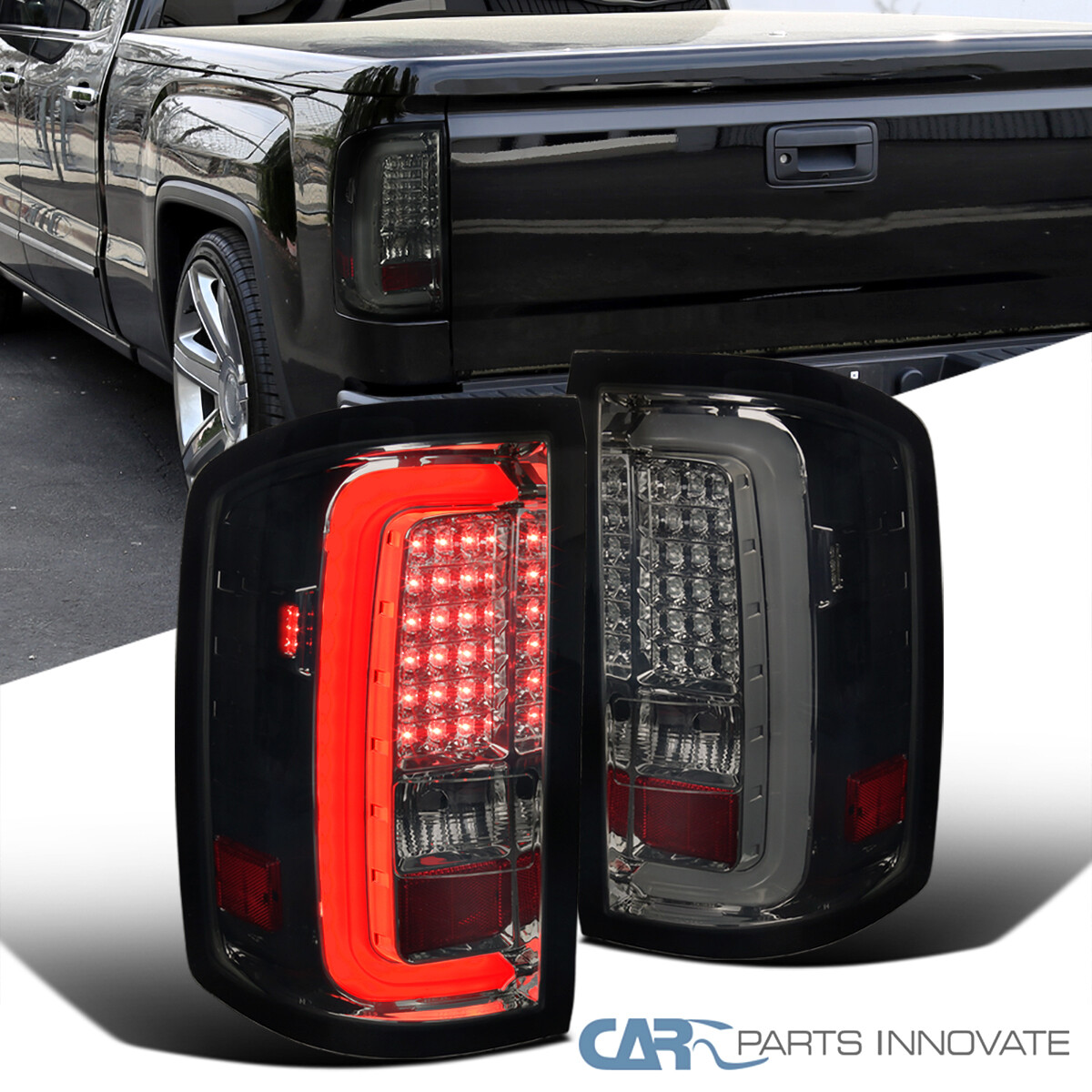 【ターンシグ】 Tail light GMC 1418 Sierra 1500 2500HD 3500HDピックアップスモークLED