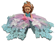 ~DS LOT F DRESSED BARBIE DOLL KELLY 2006 EVERY GIRLS DREAM FLOWER GIRL RED HEAD