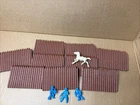 Vintage Marx Western Fort Apache Playset Figures Horse Fence Lot Replacements