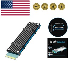 M.2 Heatsink Kits with Thermal Pad for 2280 M.2 SSD, Fit for Desktop PC/PS5/P...