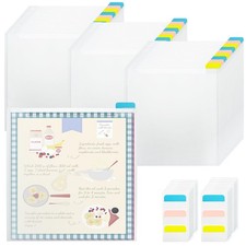 YIMITEE 36 Pack 12x12 Scrapbook Paper Storage Organizer with 90 Index Tabs