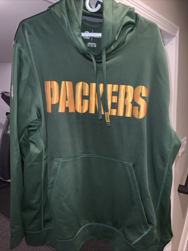 Nike Green Bay Packers On Field Therma Fit Hoodie Size XXL