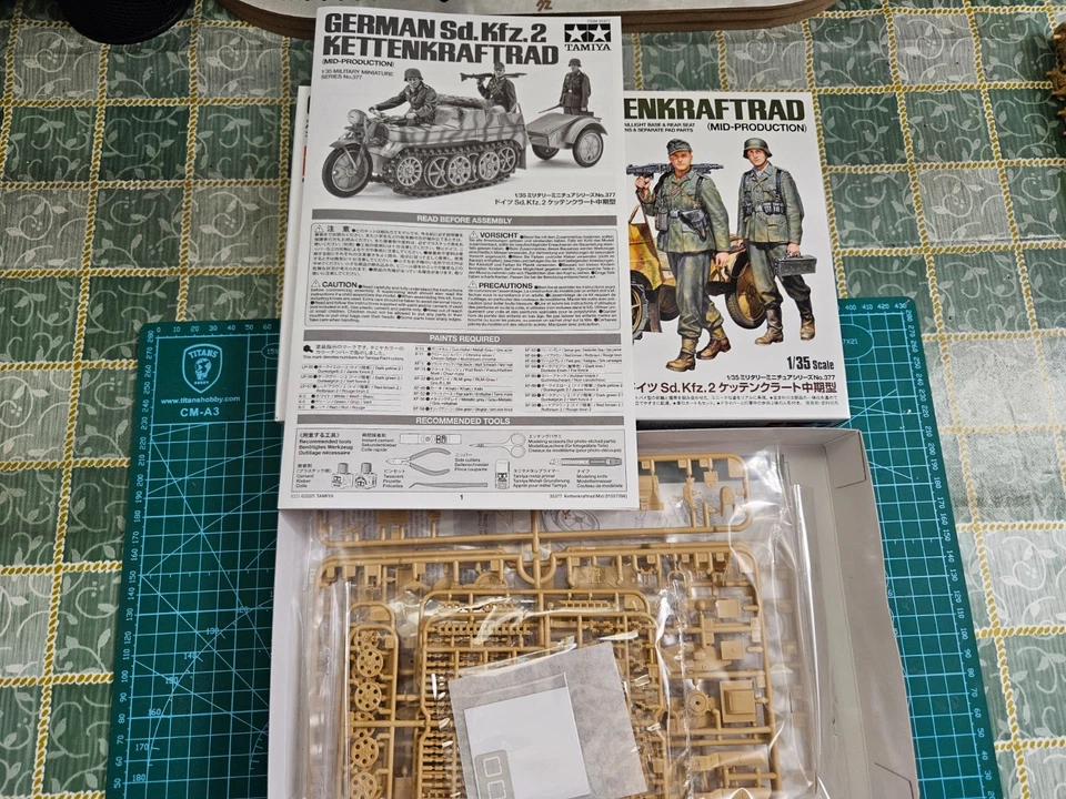 KETTENKRAFTRAD - TAMIYA SCALA 1/35 - Immagine 2 di 2