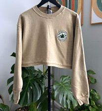 Vintage Make America Green Again Beige Croppe...