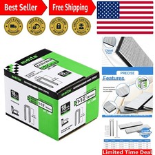 Heavy Duty 1-1/2-Inch Galvanized Staples, 18 Gauge, Ideal for Craftsmen & DIYers