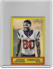 Houston Texans ANDRE JOHNSON 2014 Topps 1963 DESIGN MINI Football Card