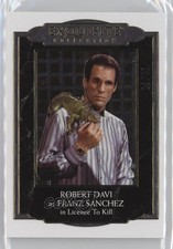 2025 James Bond Black Diamond Gold 23/99 Robert Davi as Franz Sanchez #43 1ik9
