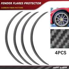 4pcs Universal Car Truck Wheel Fender Flares Eyebrow Wheel Arch Cover Protector