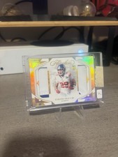 2024 Panini Flawless Tyrone Tracy Jr. Debut Duals Patch Rookie RC #/15 Giants