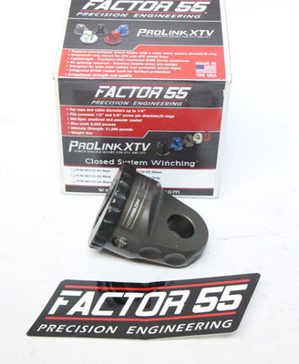 FACTOR 55 ProLink XTV Winch Shackle Mount for UTV ATV Gray 00110-06