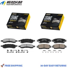 Front & Rear Ceramic Brake Pad Kit for Isuzu Ascender 2006-2008 & Saab 9-7X