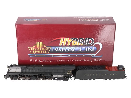 Broadway Limited 2068 HO Hybrid PRR Q2 4-4-6-4 Steam Loco #6198 con CCC y sonido EX | Condition: Used