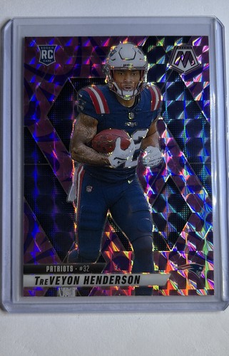 2025 Panini Mosaic - Rookies TreVeyon Henderson #325 Purple Mosaic Prizm /49...