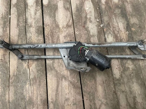 Wischermotor vorne Scheibenwischermotor mit Frontgestänge 058960821 VW GOLF 3