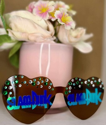 Slam Dunk HEART GLASSES CUSTOM MADE CONCERT MERCH