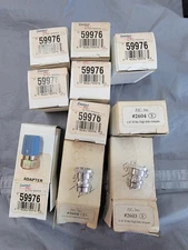 Lot Of 19 Total A/C Retrofit Fittings , Four Seasons 59976, FJC Inc. 2603, 2604