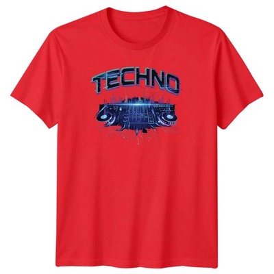 Techno Music DJ Mixer Mens T-Shirt Electronic Dance Culture