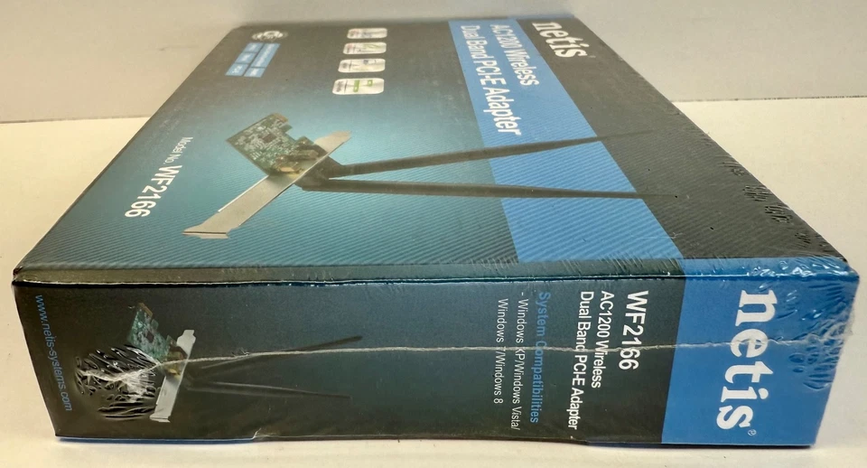 Netis AC1200 Wireless Dual Band PCI-E Adapter Model WF2166 5GHz/2.4 GHz - Image 4 of 4