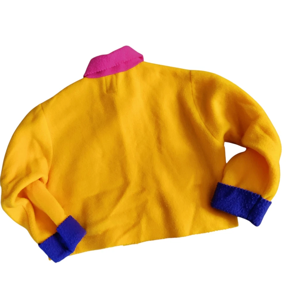 American Girl First Day Fleece Jacket Retired Size Medium Colorful 90s USA Made - Image 2 of 4