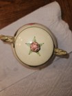 Vintage Franciscan Floral Sugar Bowl w/ Lid & Handles Earthenware Ivory Pink — photo 8