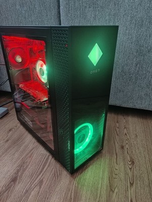 HP Omen 30L Gaming PC AMD Ryzen 5 5600X 24GB RAM AMD RX 6600XT Win11