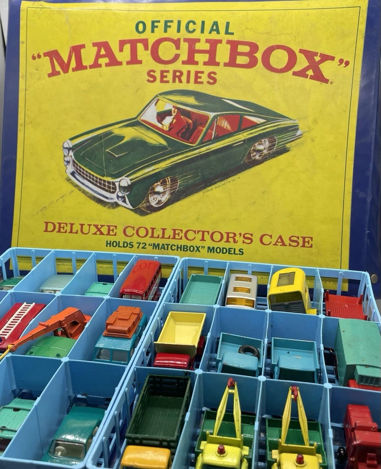 Официальный Matchbox серии Deluxe коллекционный чехол 72 автомобилей 1968 с автомобилями включены - Изображение 3 из 4