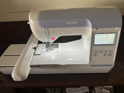 Brother PE800 Embroidery Machine Bundle w/ Hoops, Thread, Bobbins, Stabilizer. 