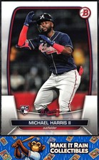Michael Harris II 2023 Bowman #76 Atlanta Braves Rookie RC