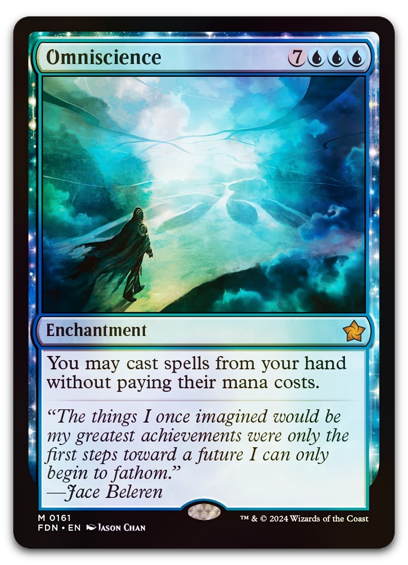 Omniscience #161 (Foil) (LP) Foundations FDN Magic MTG