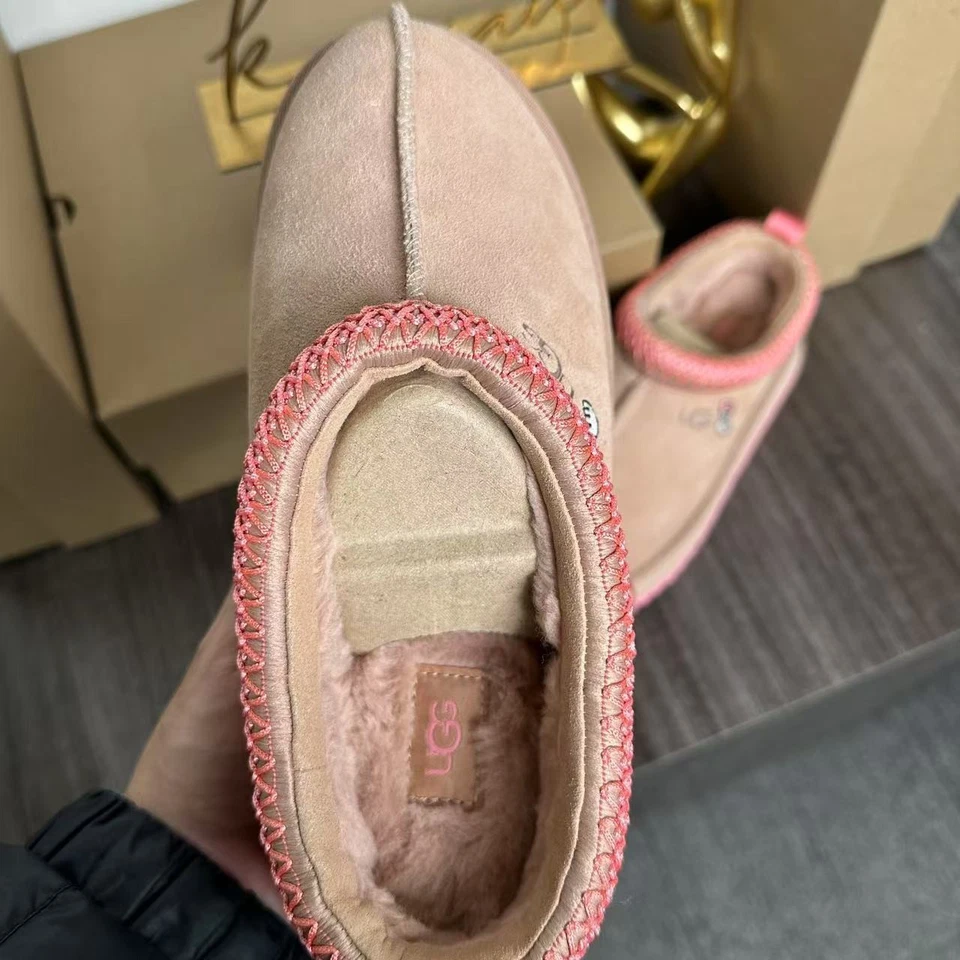 Zapatilla UGG Tasman para mujer y hombre gamuza superior rosa castaño Foto 4 de 4