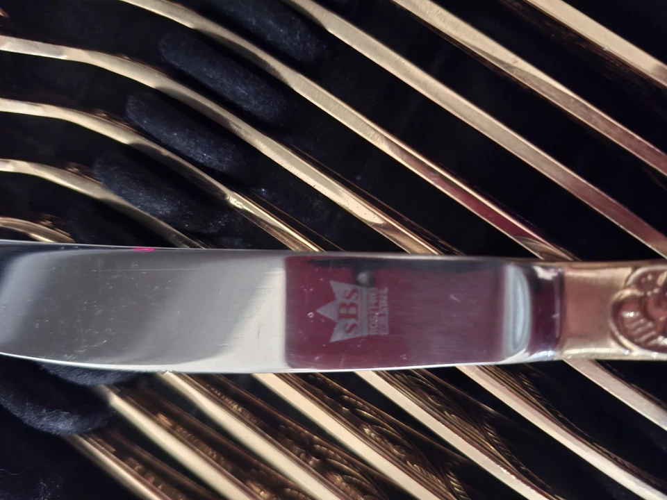 Solingen Besteckset 24K Hartvergoldet limitierte Ausführung - Bild 2 von 4