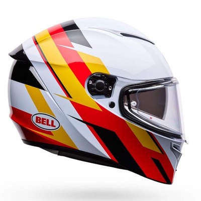 Bell Lithium Nova ECE 22.06 Helm weiß/rot/gelb