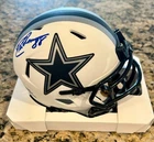 SIGNED DREW PEARSON (DALLAS COWBOYS) WHITE MINI HELMET WITHJSA COA