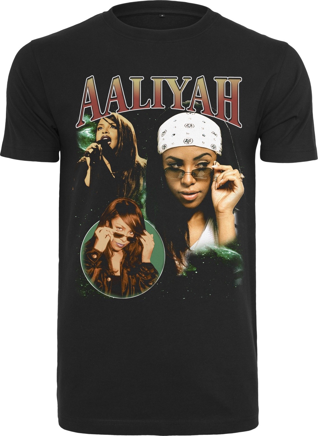 Футболка Mister Tee Aaliyah Retro Tee черная 7590₽
