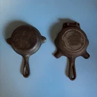 Griswold & Wagner Ware Cast Iron Ashtrays