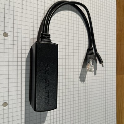 Netzwerk POE splitter 5v Raspberry Pi RJ45