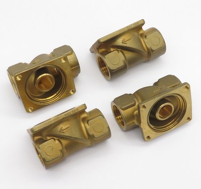4x BÜRKERT 2/2-Wege Ventilgehäuse G 1/2'' 13mm NC Messing für Magnetventil 6213