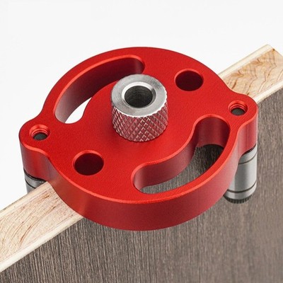 Straight hole locator aluminum alloy woodworking drilling tool 6 8 10mm DIY