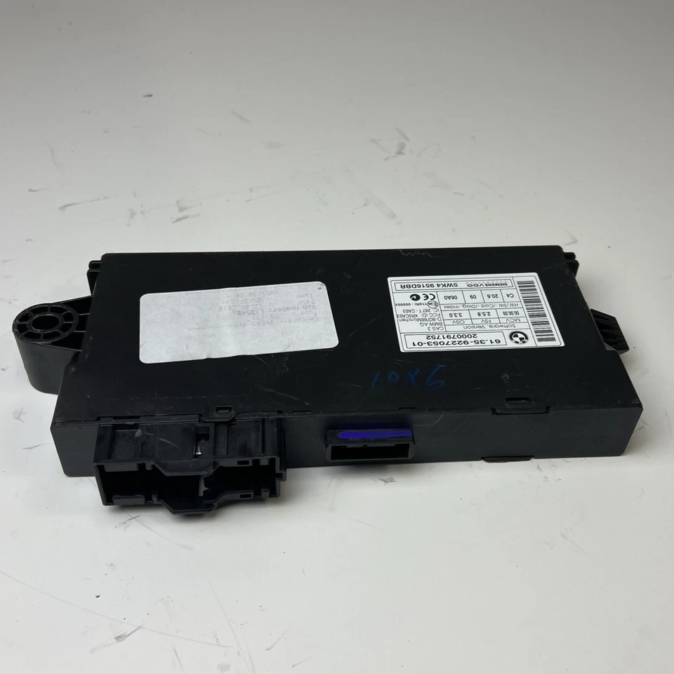 BMW X6 2010 módulo de control de acceso confort 9227053 OEM Foto 4 de 4