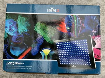 1 x Neu Chauvet DJ LED Shadow Schwarzlichteffektpanel.  4 vorhanden.