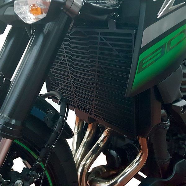 Isotta Black Radiator Guards Kawasaki Z 800 2012-2016