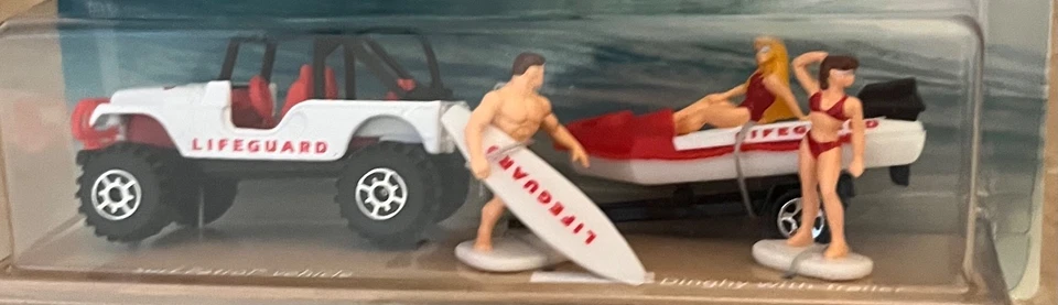 Литой джип Hot Wheels Action Pack Surf Patrol с лодкой и серферами масштаб 1:64 - Изображение 2 из 4