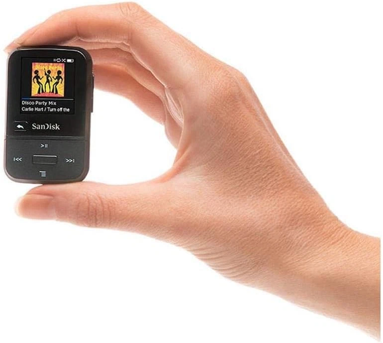 SanDisk 16GB Clip Sport Go MP3 Player LED Screen & FM Radio SDMX30-016G Black - Image 4 of 4