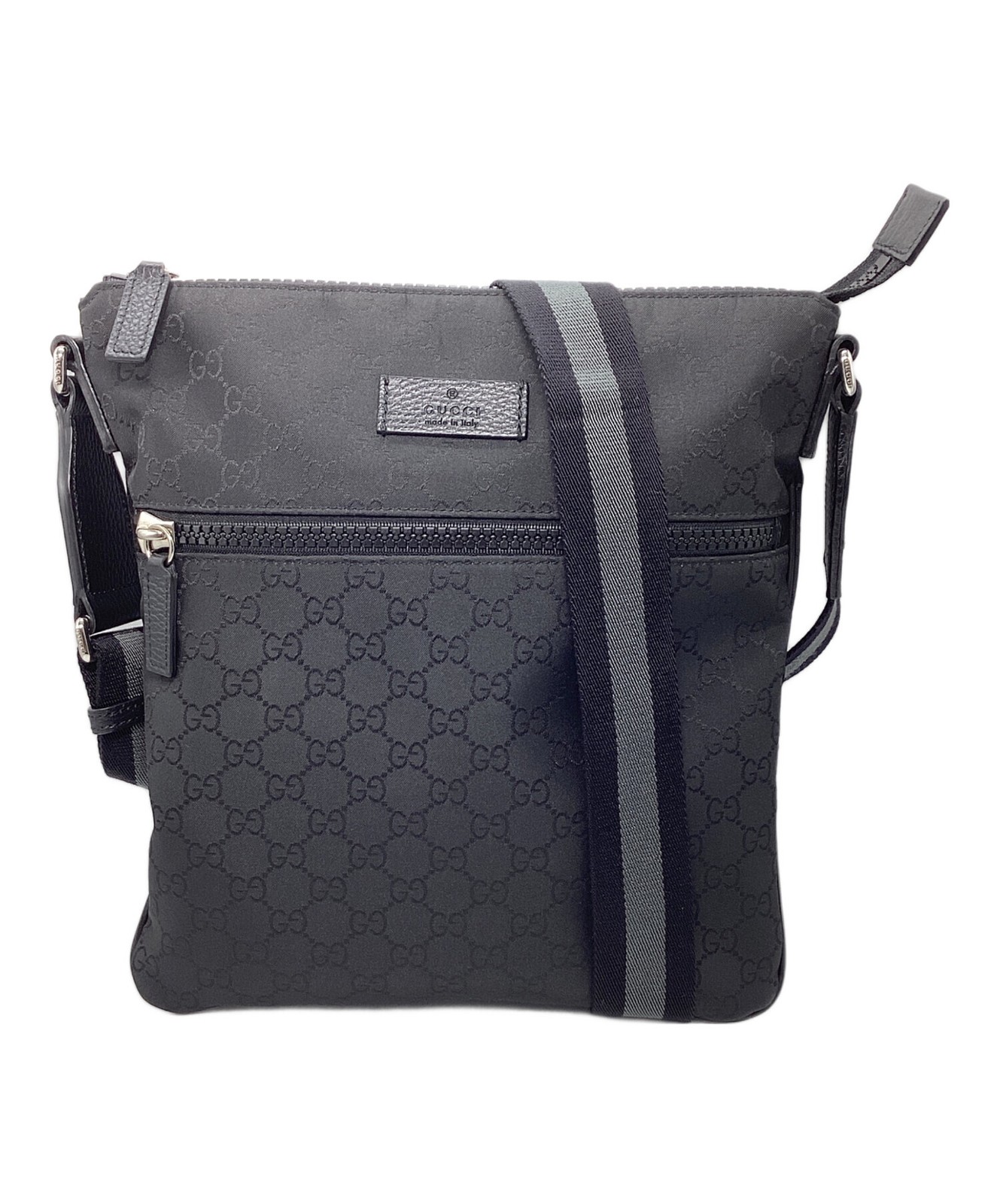 GUCCI GG Supreme Shoulder Bag Italy Coated Canvas Model 449184 SN2579