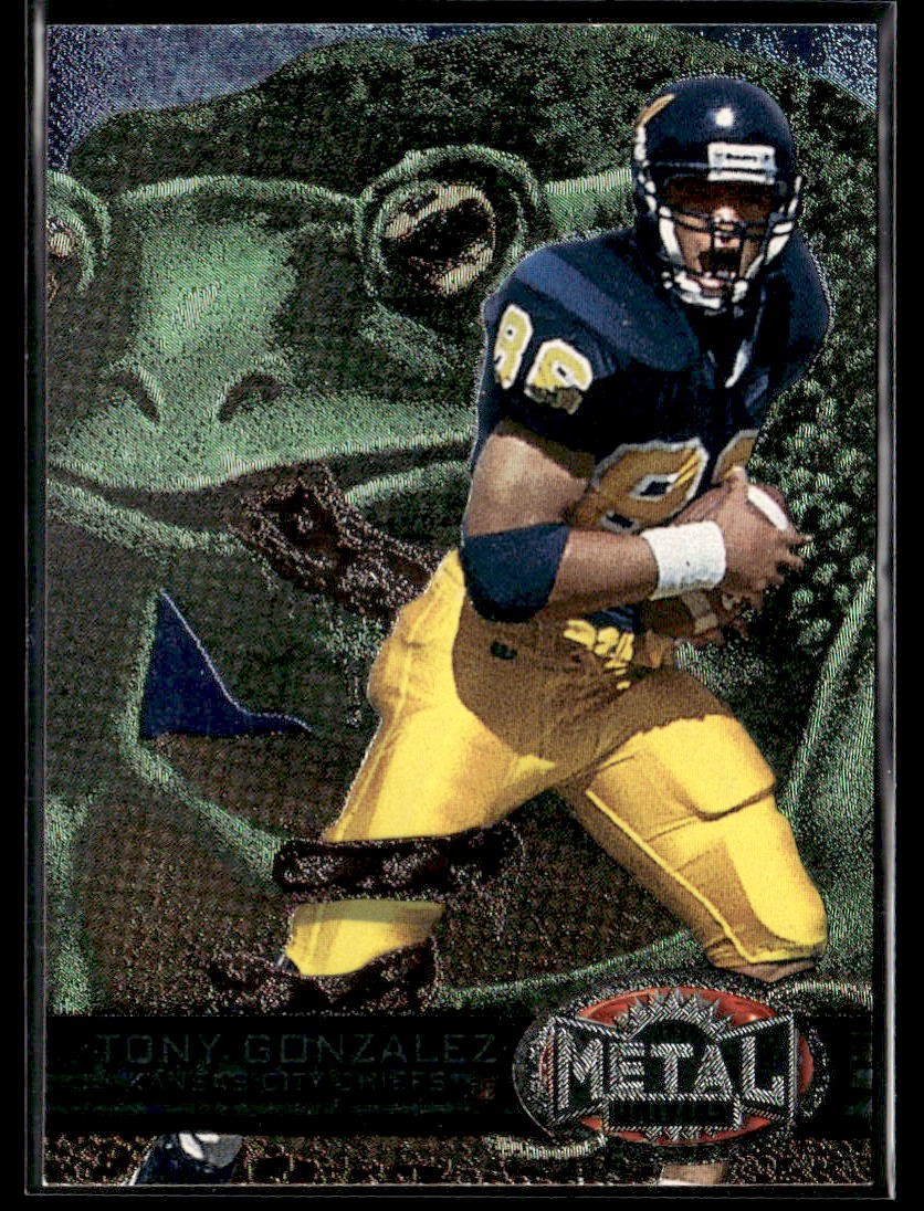 1997 SkyBox Metal Universe Tony Gonzalez #193 NM HOF Rookie Card RC