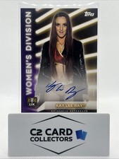 Kay Lee Ray 2021 Topps WWE NXT UK  Autograph Purple Card A-KLR 30/99