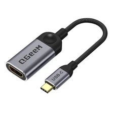 QGeeM USB-C to HDMI Adapter 4K Thunderbolt Compatible for Laptop & iPad