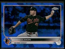 2022 Topps Chrome Sapphire Edition #328 Keegan Akin